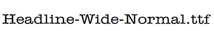 Headline-Wide-Normal.ttf