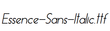 Essence-Sans-Italic.ttf