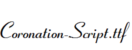 Coronation-Script.ttf