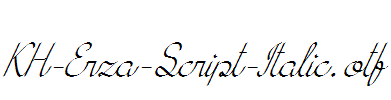 KH-Erza-Script-Italic.otf