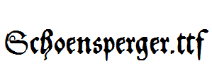 Schoensperger.ttf