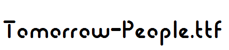 Tomorrow-People.ttf