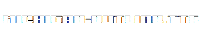 Michigan-Outline.ttf