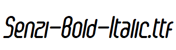 Senzi-Bold-Italic.ttf