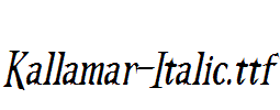 Kallamar-Italic.ttf