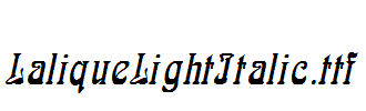 LaliqueLightItalic.ttf