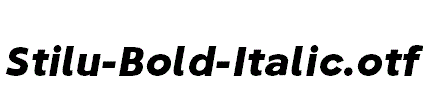 Stilu-Bold-Italic.otf