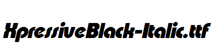 XpressiveBlack-Italic.ttf