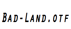 Bad-Land.otf