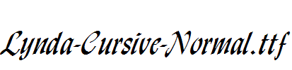 Lynda-Cursive-Normal.ttf