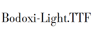 Bodoxi-Light.ttf