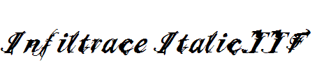 Infiltrace-Italic.ttf