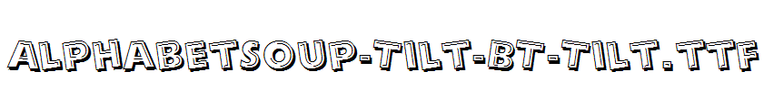 AlphabetSoup-Tilt-BT-Tilt.ttf