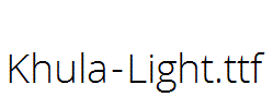 Khula-Light.ttf