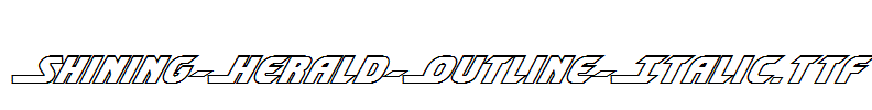 Shining-Herald-Outline-Italic.ttf