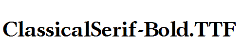 ClassicalSerif-Bold.ttf