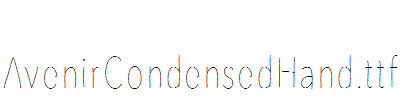 AvenirCondensedHand.ttf