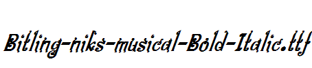 Bitling-niks-musical-Bold-Italic.ttf