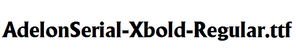 AdelonSerial-Xbold-Regular.ttf