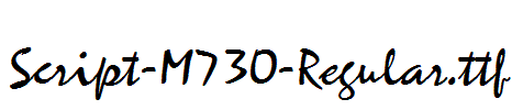 Script-M730-Regular.ttf