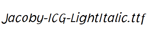 Jacoby-ICG-LightItalic.ttf