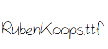 RubenKoops.ttf