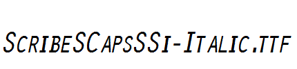 ScribeSCapsSSi-Italic.ttf