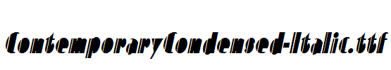 ContemporaryCondensed-Italic.ttf