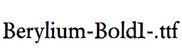 Berylium-Bold1-.ttf