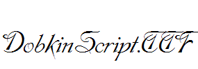 DobkinScript.ttf