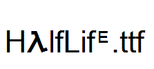 HalfLife.ttf