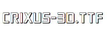 Crixus-3D.ttf