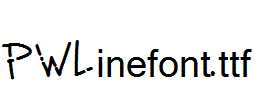 PWLinefont.ttf