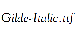 Gilde-Italic.ttf