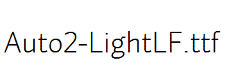 Auto2-LightLF.ttf