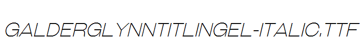 GalderglynnTitlingEl-Italic.ttf