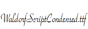 WaldorfScriptCondensed.ttf