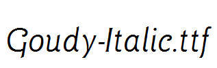 Goudy-Italic.ttf