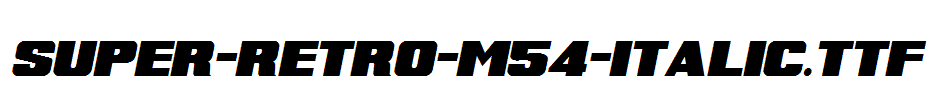 Super-Retro-M54-Italic.ttf