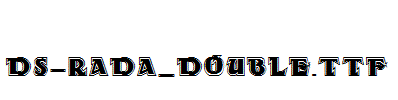 DS-Rada_Double.ttf