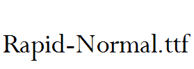 Rapid-Normal.ttf