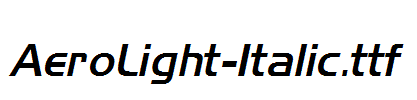 AeroLight-Italic.ttf