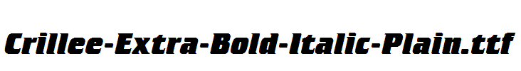 Crillee-Extra-Bold-Italic-Plain.ttf