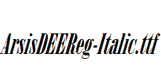 ArsisDEEReg-Italic.ttf