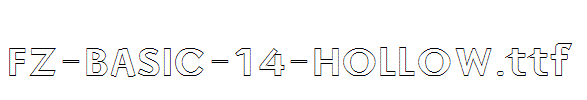 FZ-BASIC-14-HOLLOW.ttf