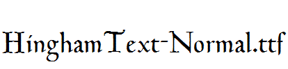 HinghamText-Normal.ttf