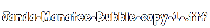 Janda-Manatee-Bubble-copy-1-.ttf