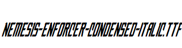 Nemesis-Enforcer-Condensed-Italic.ttf