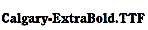 Calgary-ExtraBold.ttf