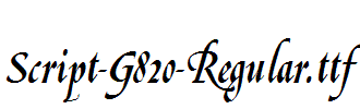 Script-G820-Regular.ttf